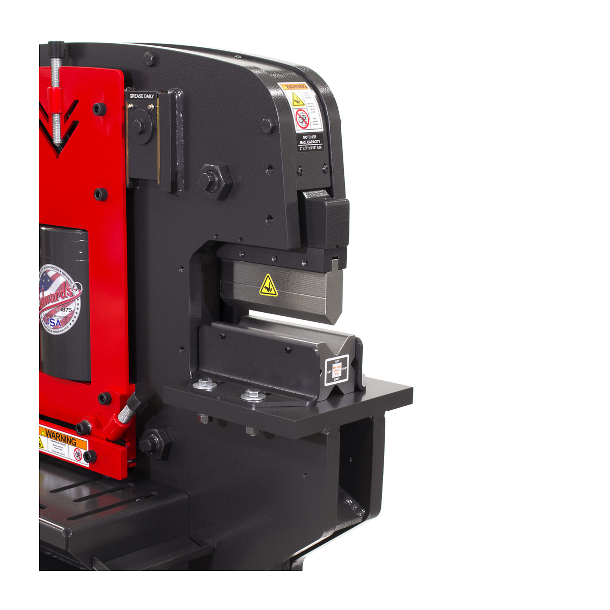 Edwards Ironworkers 8in. Brake with 4-Way Die, Model# ED9-AC1034